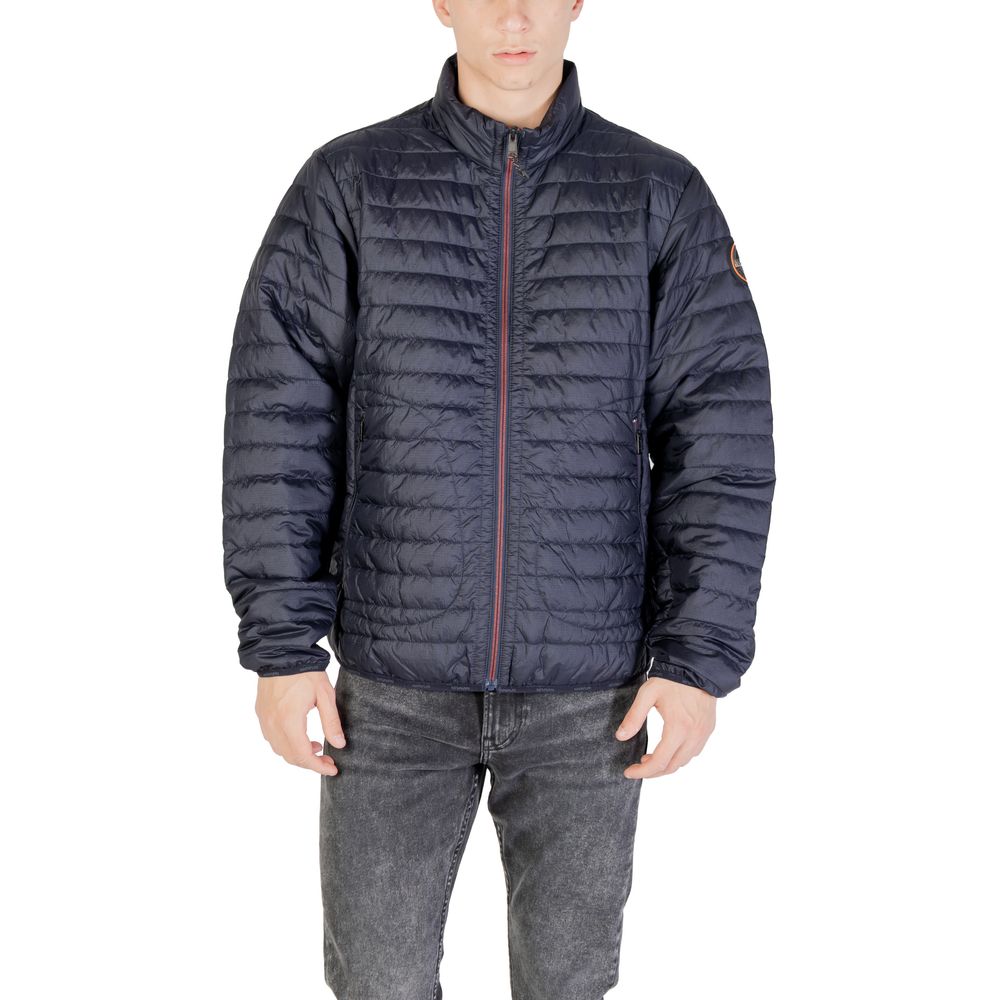 Napapijri Blue Polyamide Jackets & Coat