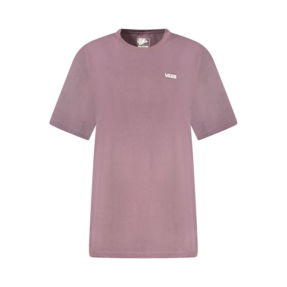 Vans Purple Cotton Women T-Shirt