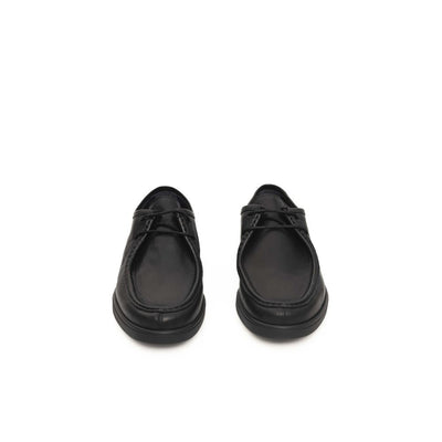 Cerruti 1881 Black Cowhide Men Derby Shoe