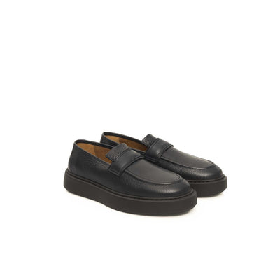 Cerruti 1881 Blue Cowhide Men Loafer