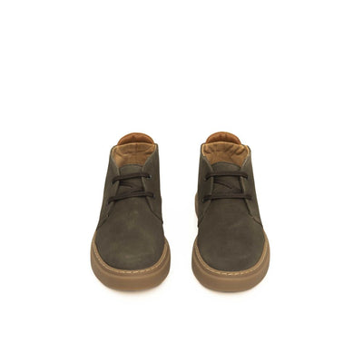 Cerruti 1881 Green Cowhide Men Boot