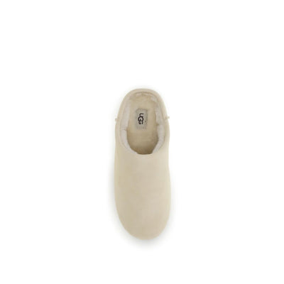 UGG Cream Leather Mules