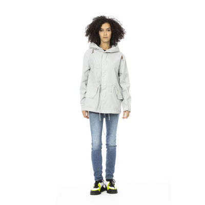 Mr&Mrs Italy Silver Cotton Women Jacket