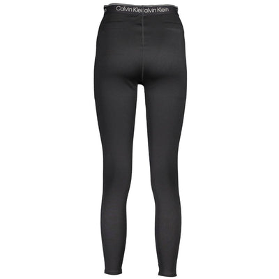 Calvin Klein Black Polyester Pant