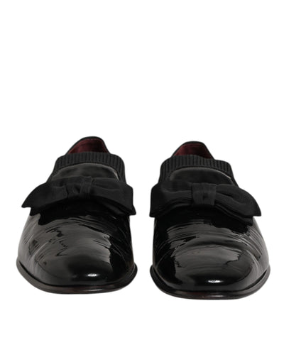 Dolce & Gabbana Leather Loafers Men Formal Dress Shoes