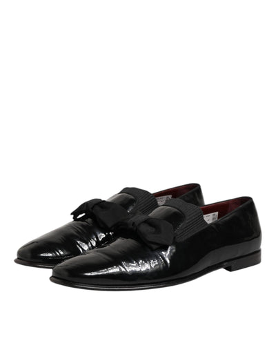 Dolce & Gabbana Leather Loafers Men Formal Dress Shoes