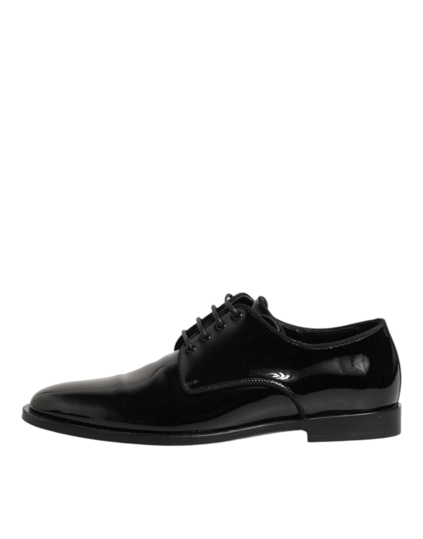 Dolce & Gabbana Black Leather Lace Up Derby Formal Dress Shoes
