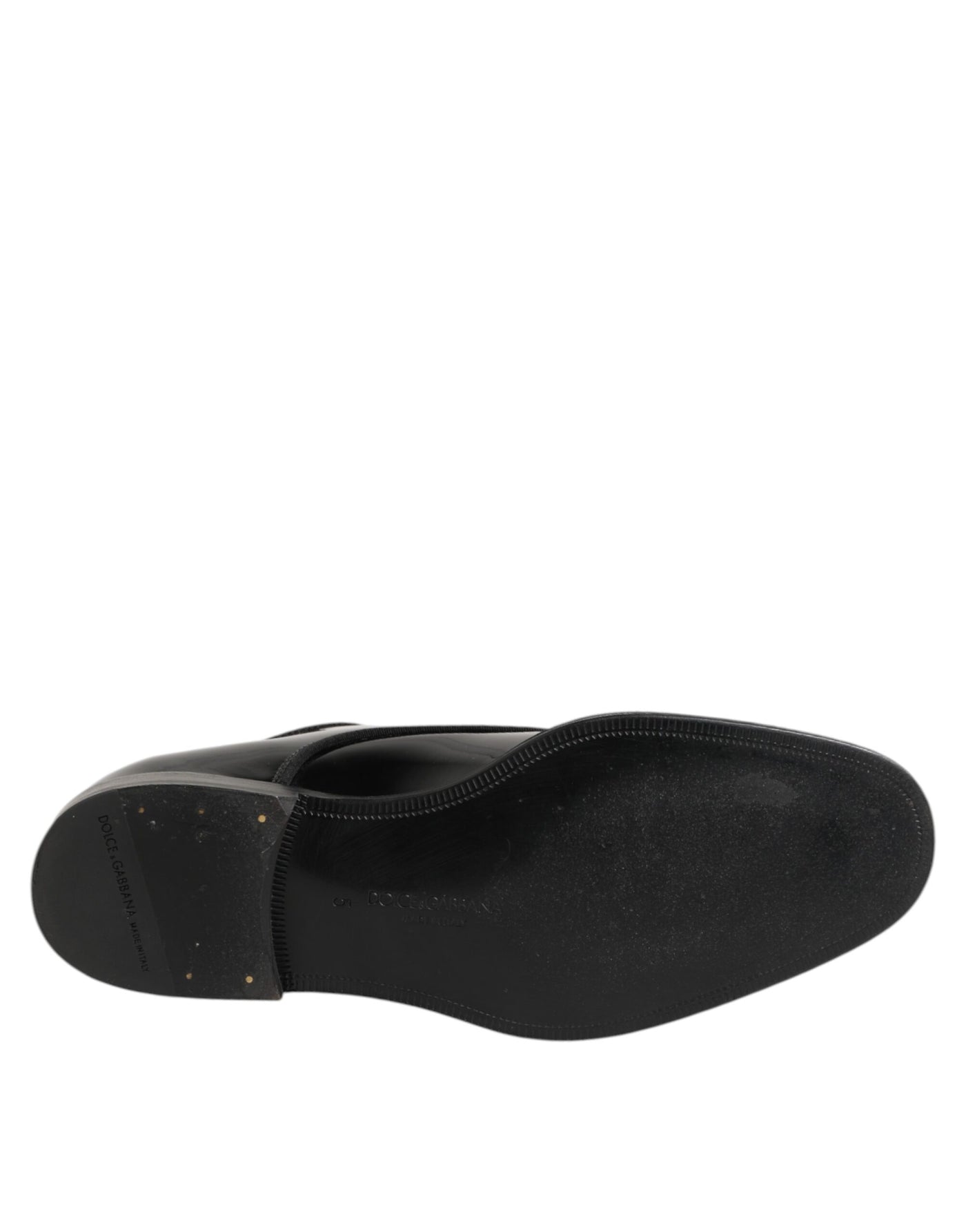 Dolce & Gabbana Black Leather Lace Up Derby Formal Dress Shoes