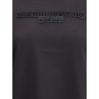 Alexander Wang Gray Cotton T-Shirt