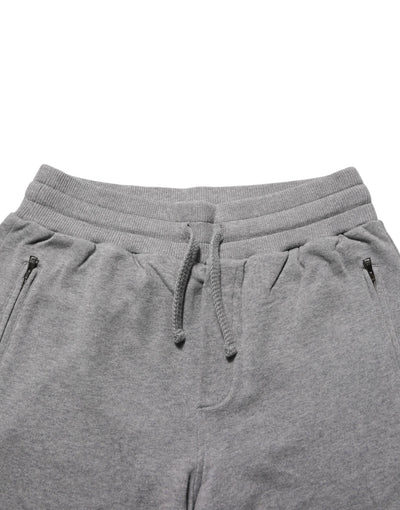 Dolce & Gabbana Cotton Jogger Sweatpants Trouser Gray