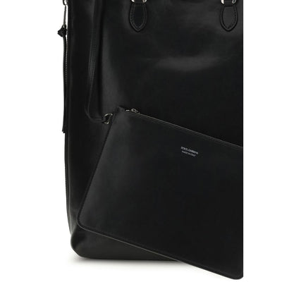 Dolce & Gabbana Black Calf Leather Bos Taurus Shoulder Bag