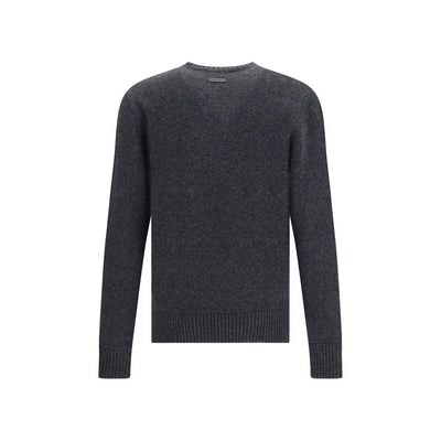 Dolce & Gabbana Gray Fleece Wool Sweatshirt
