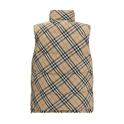 Burberry Black Polyester Sleveless Jacket