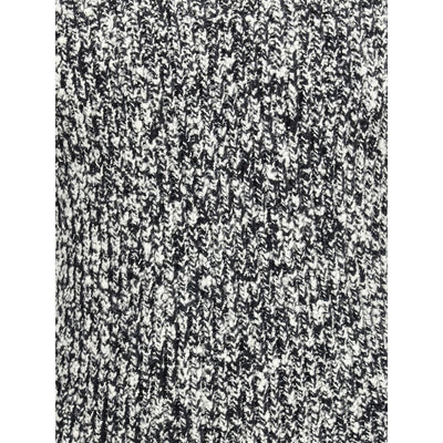 Dolce & Gabbana White Fleece Wool Turtleneck