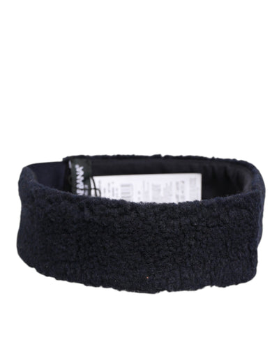 Dolce & Gabbana Black Cotton Headband Fisherman Cap One Size Men Hat