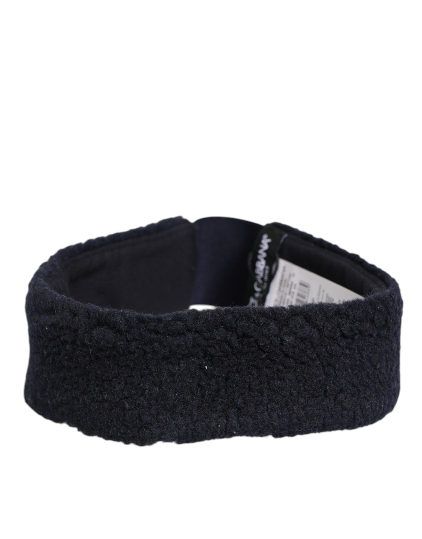 Dolce & Gabbana Black Cotton Headband Fisherman Cap One Size Men Hat