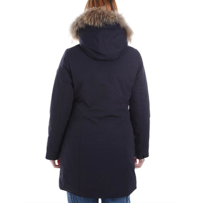 Yes Zee Blue Nylon Jackets & Coat