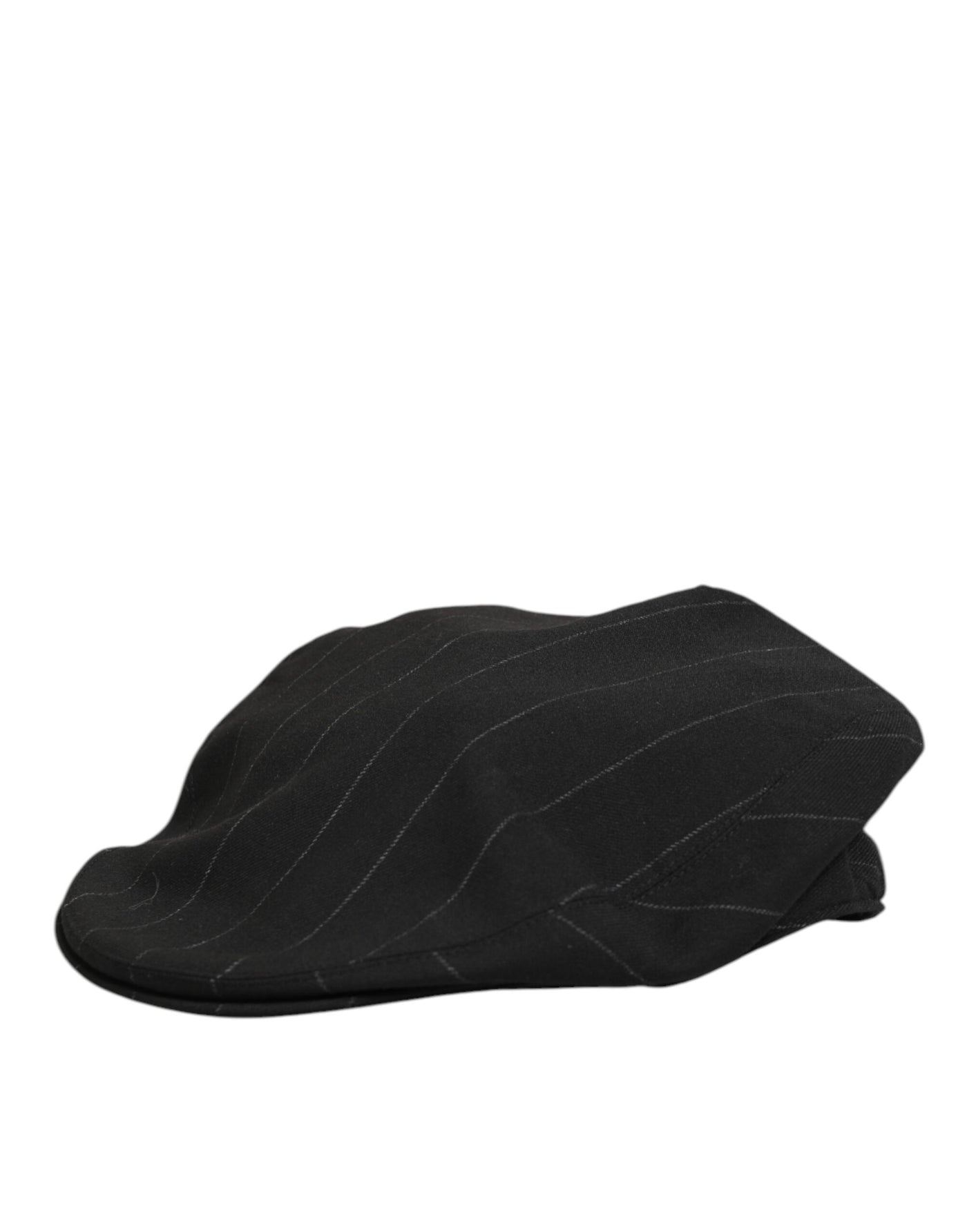 Dolce & Gabbana Black Polyester Newsboy Men Cloth Capello Hat