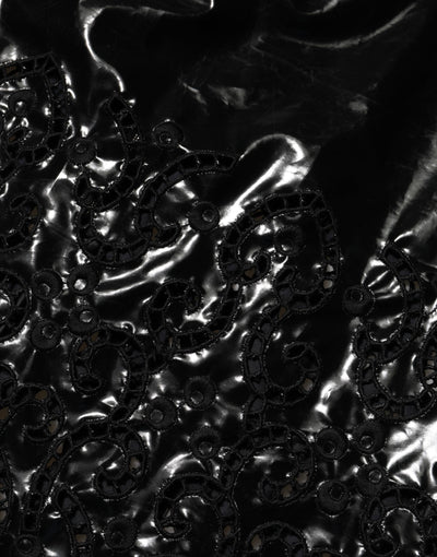 Dolce & Gabbana Black Cut Out A-line Sheath Mini Dress