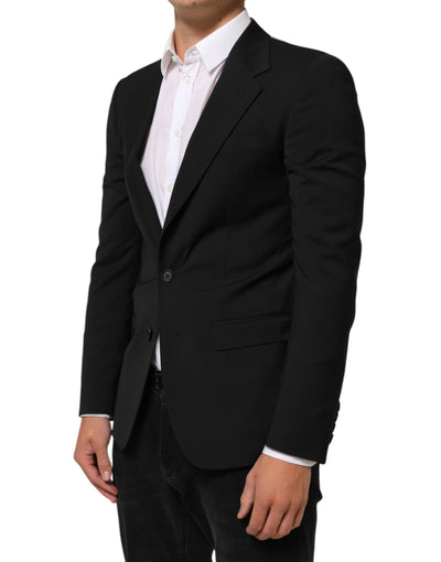 Dolce & Gabbana Black STAFF 2 Buttons Suit Jacket Blazer