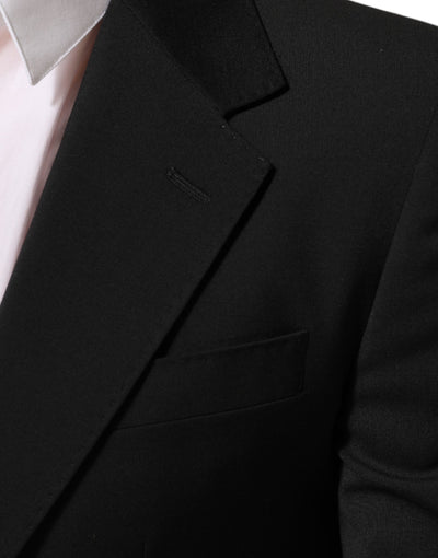Dolce & Gabbana Black STAFF 2 Buttons Suit Jacket Blazer