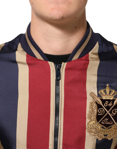 Dolce & Gabbana Multicolor #DGMillennials Full Zip Bomber Jacket