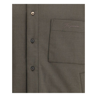 Jacquemus Bicolor Fleece Wool Jackets And Coat