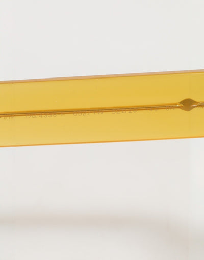 Dolce & Gabbana Yellow Acetate Eccentric Sartorial Sunglasses
