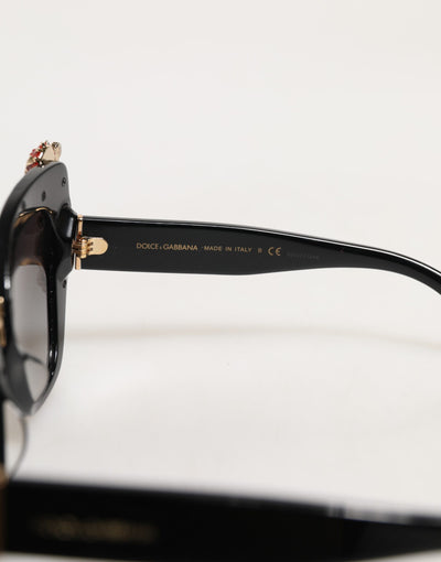 Dolce & Gabbana DG4319F Red Sacred Heart Crystal Butterfly Sunglasses