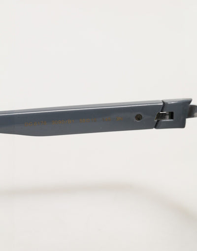 Dolce & Gabbana Blue Acetate Aviator Shades Eyewear Sunglasses