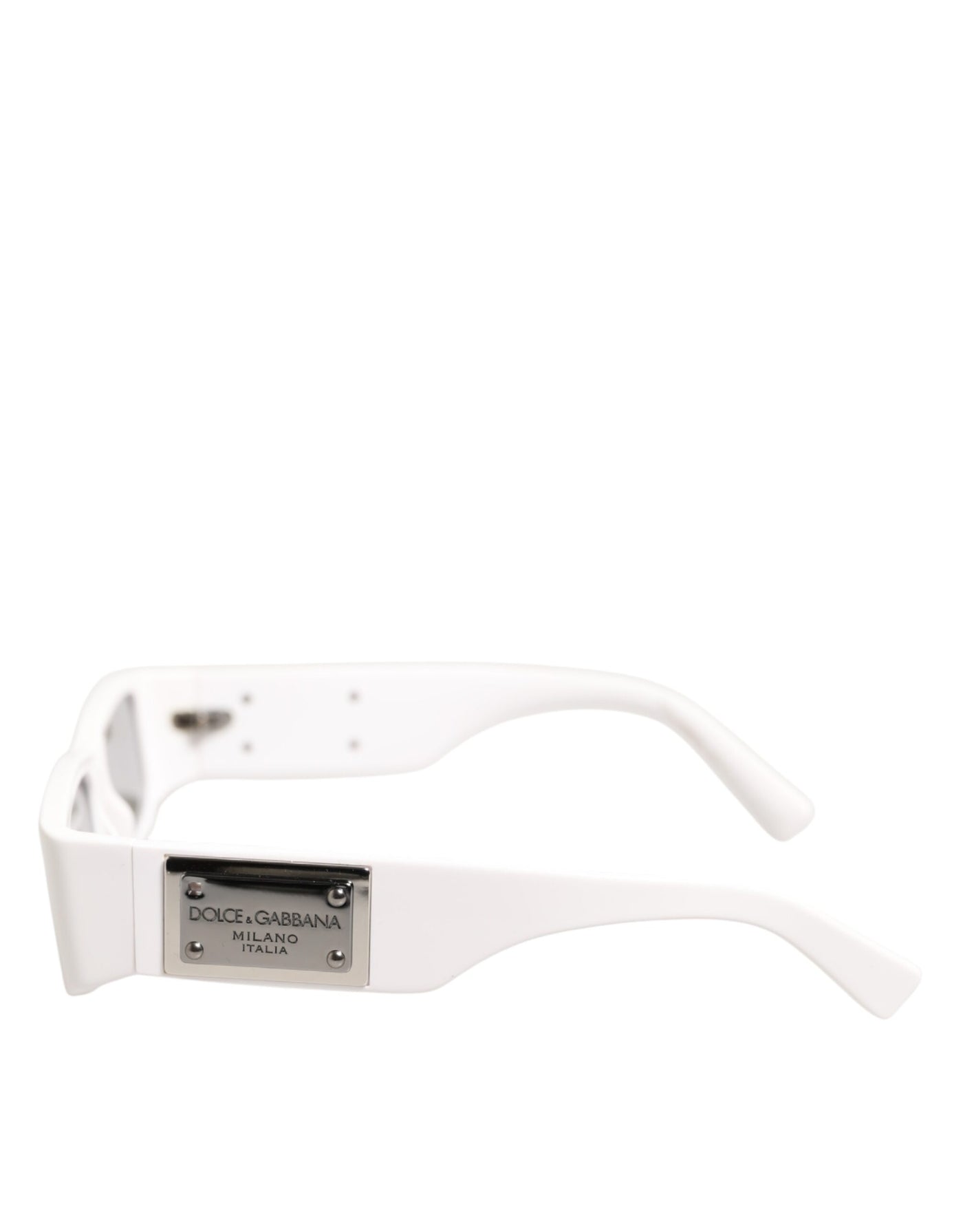 Dolce & Gabbana White Frame Re-Edition Shades Eyewear Sunglasses