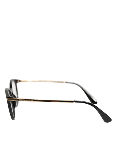 Dolce & Gabbana Black Acetate Cat Eye Frame Eyeglass Reading Glass