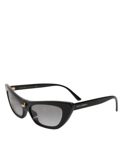 Dolce & Gabbana Black Re-Edition DNA Cat-Eye Frame Sunglasses