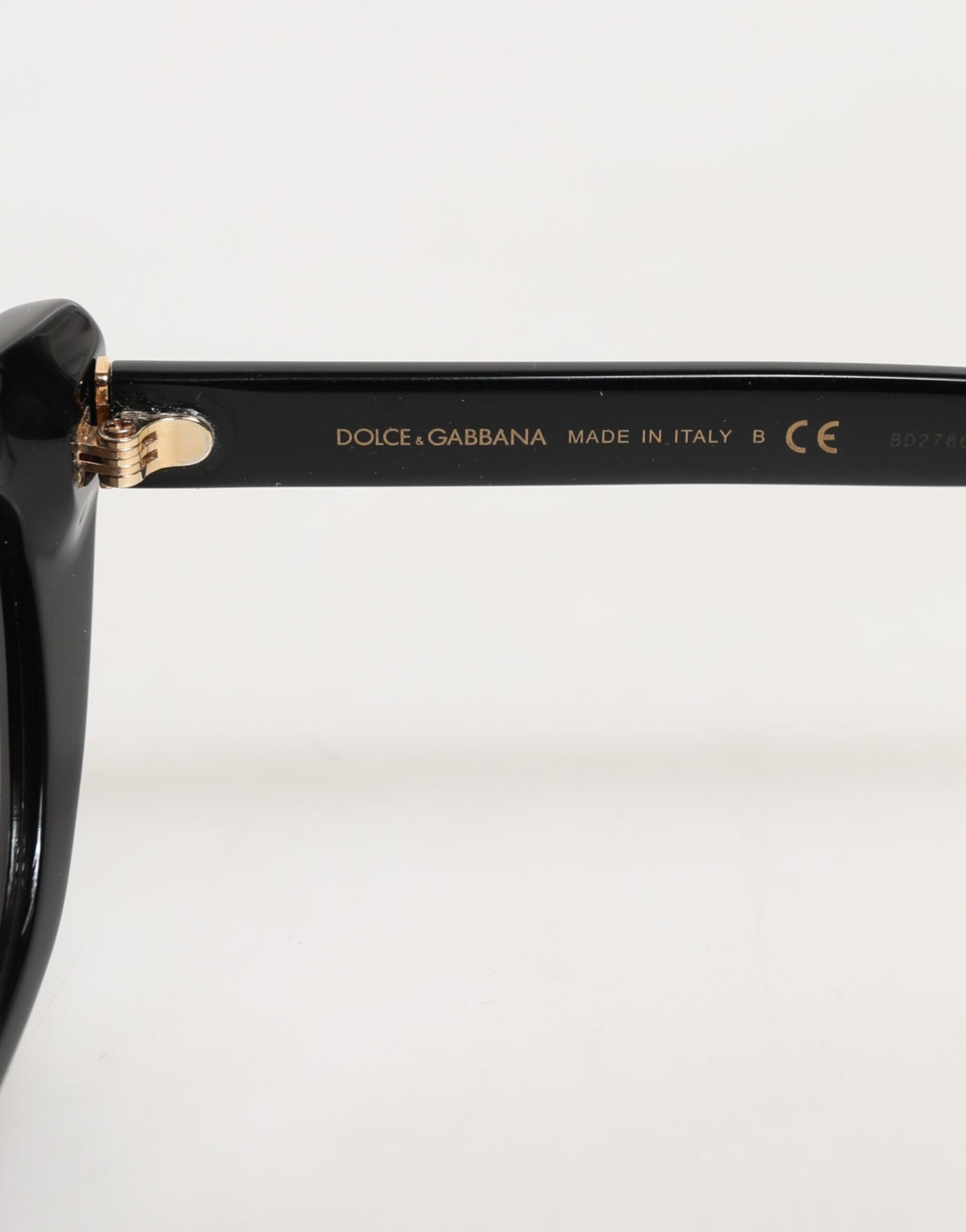 Dolce & Gabbana Black Re-Edition DNA Cat-Eye Frame Sunglasses