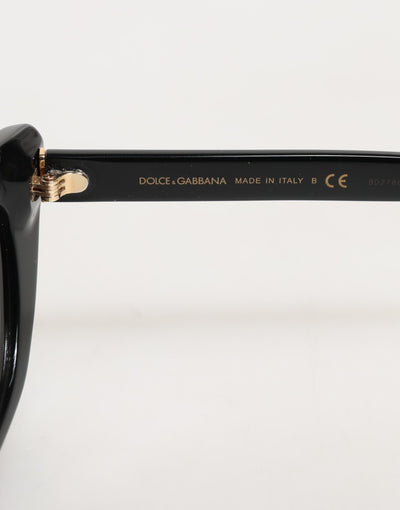 Dolce & Gabbana Black Re-Edition DNA Cat-Eye Frame Sunglasses