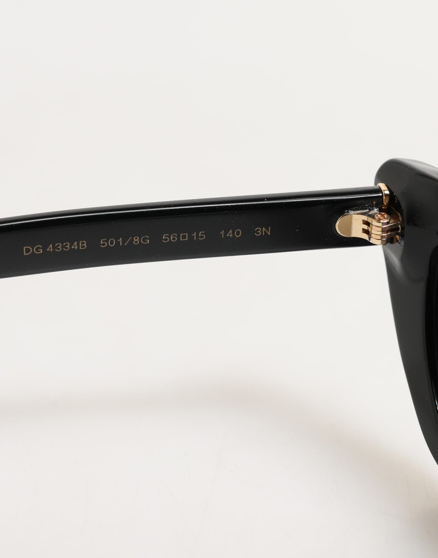 Dolce & Gabbana Black Re-Edition DNA Cat-Eye Frame Sunglasses