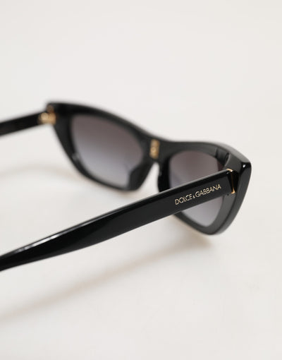 Dolce & Gabbana Black Re-Edition DNA Cat-Eye Frame Sunglasses