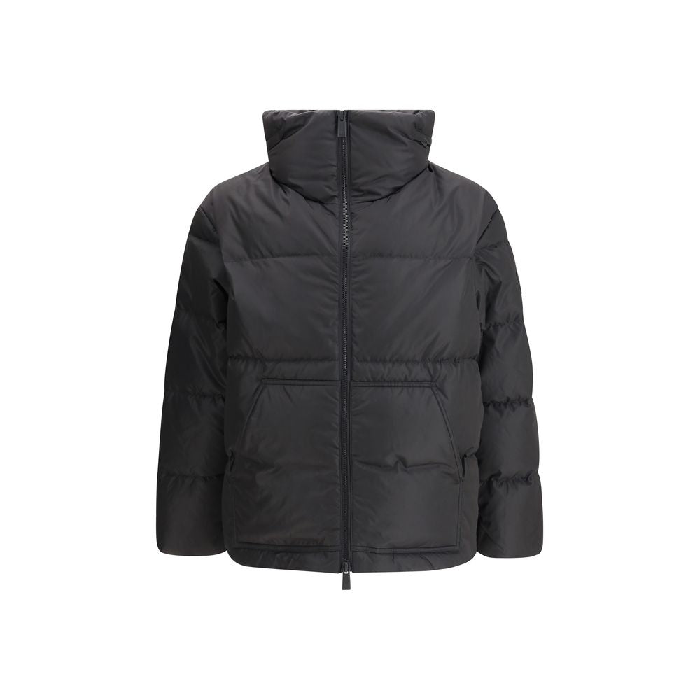 Premiata Black Polyamide Full-Length Jacket