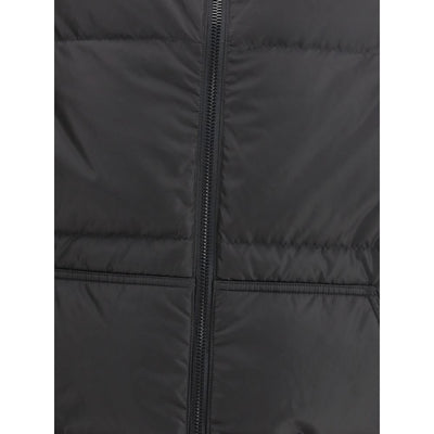 Premiata Black Polyamide Full-Length Jacket