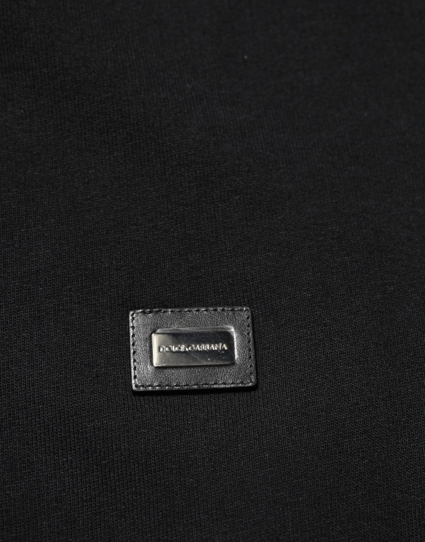 Dolce & Gabbana Sweater Black Cotton Hooded Men Sweatshirt Sweater