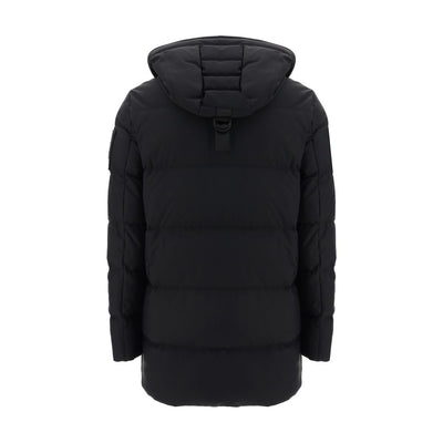 Moose Knuckles Black Nylon Jackets And Coat