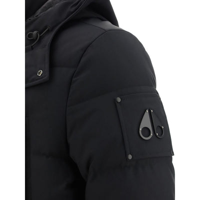 Moose Knuckles Black Nylon Jackets And Coat