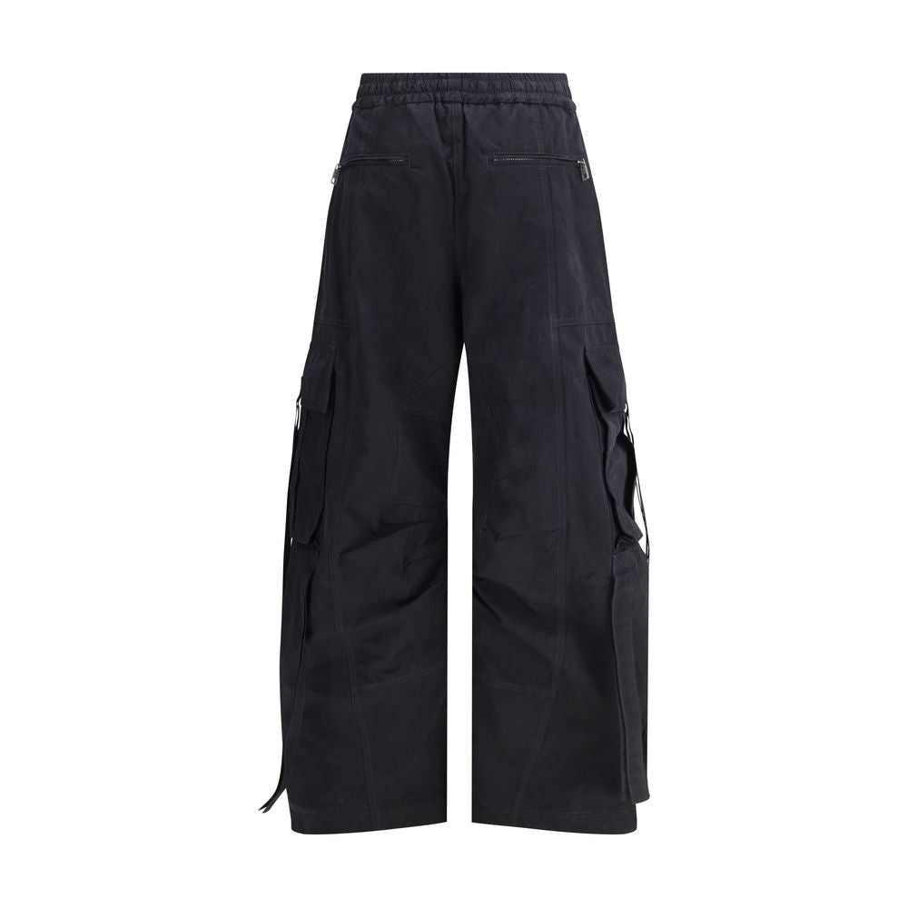Dolce & Gabbana Black Cotton Cargo Pants