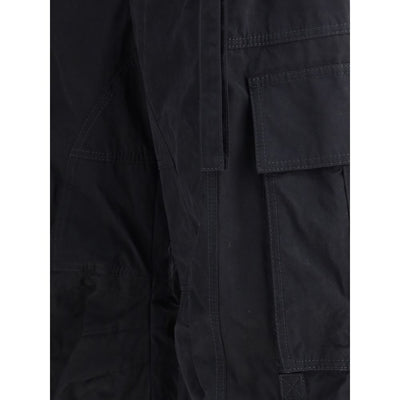 Dolce & Gabbana Black Cotton Cargo Pants