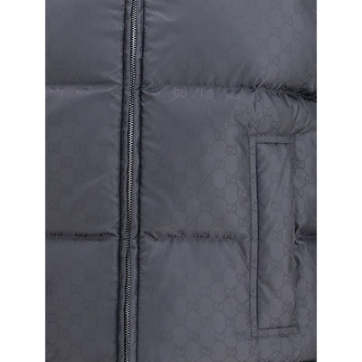 Gucci Black Wool Sleveless Jacket