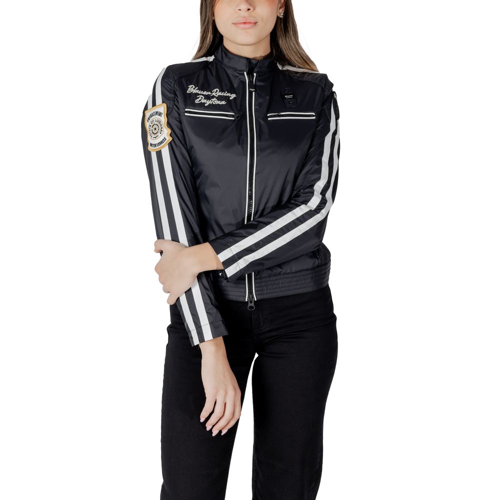 Blauer Black Polyamide Jackets & Coat