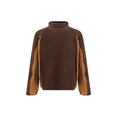 WIP Washed Duck x Wool Knit Jacket by Sacai x Carhartt