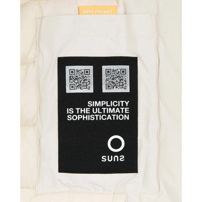 Suns White Polyester Jackets & Coat