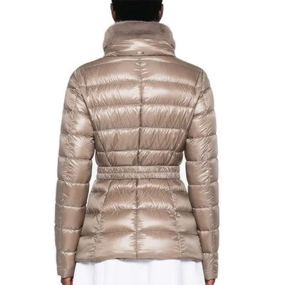 Herno Claudia Faux Fur-Trimmed Down Jacket