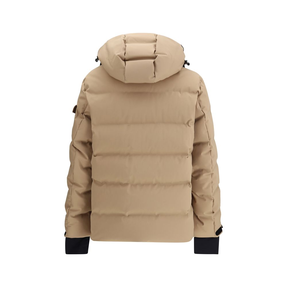 Moncler Grenoble Beige Polyamide Full-Length Jacket